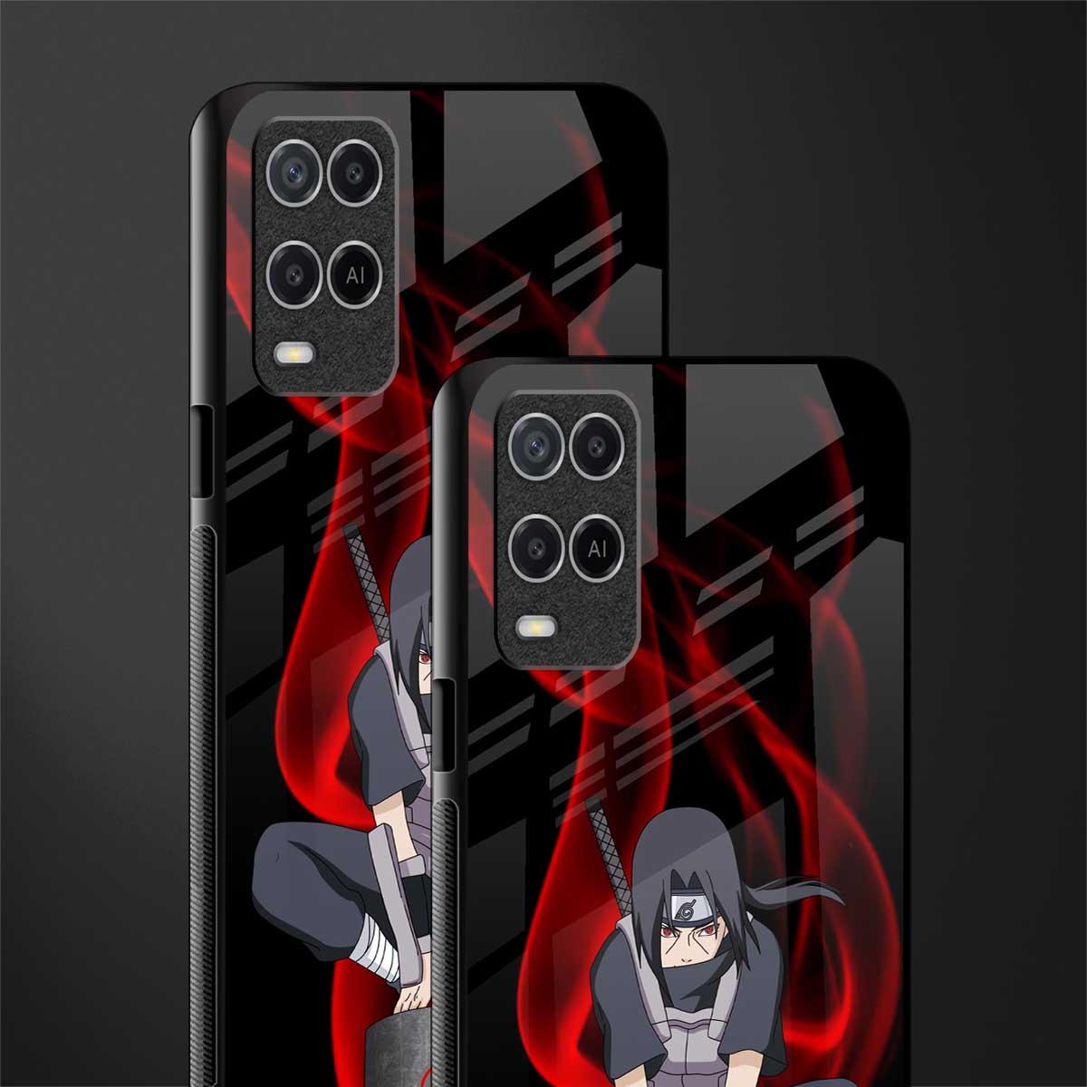 itachi uchiha glass case for oppo a54 image-2