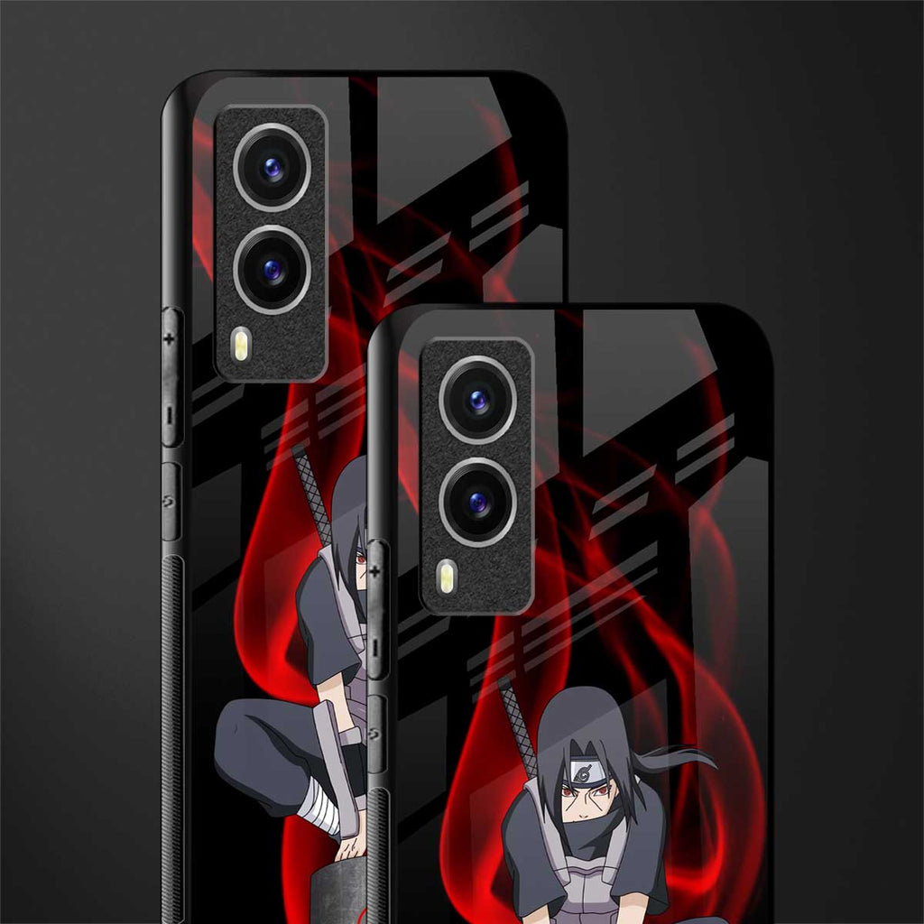 itachi uchiha glass case for vivo v21e 5g image-2