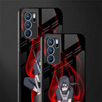 itachi uchiha glass case for oppo reno6 5g image-2