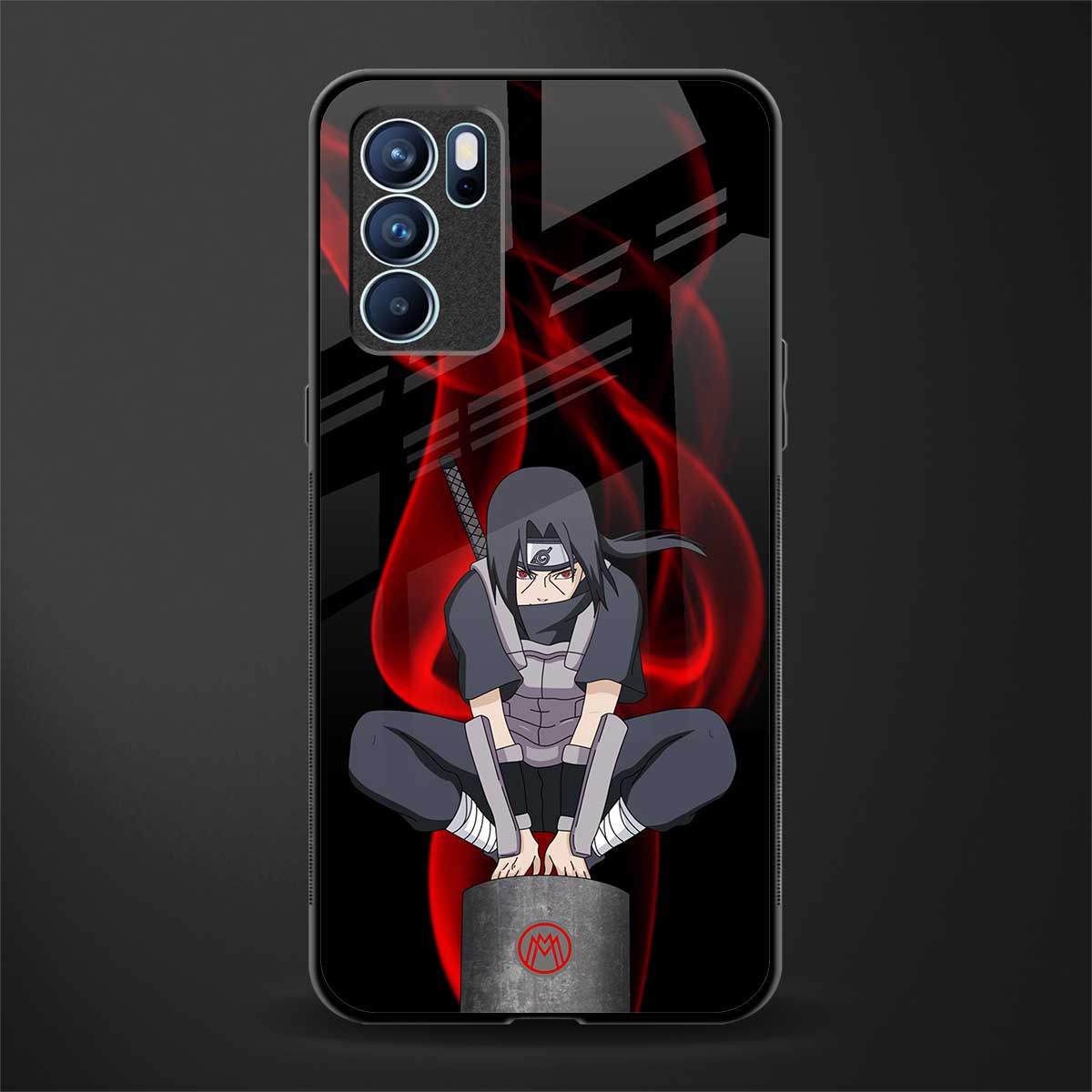 itachi uchiha glass case for oppo reno6 pro 5g image