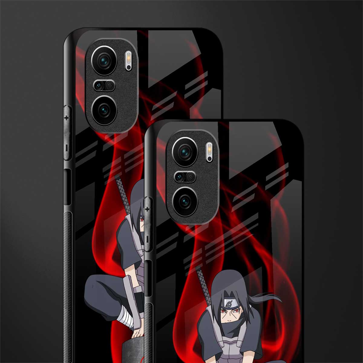itachi uchiha glass case for mi 11x 5g image-2