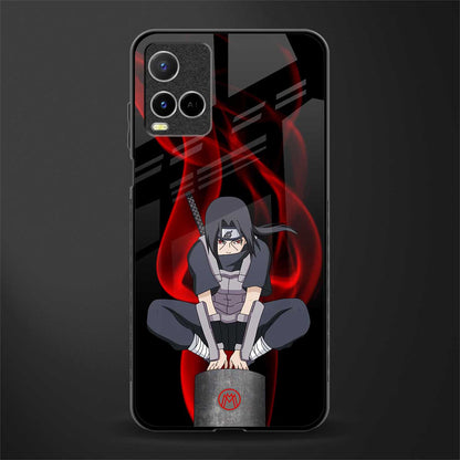 itachi uchiha glass case for vivo y21 image