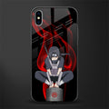 itachi uchiha glass case for iphone xs max image