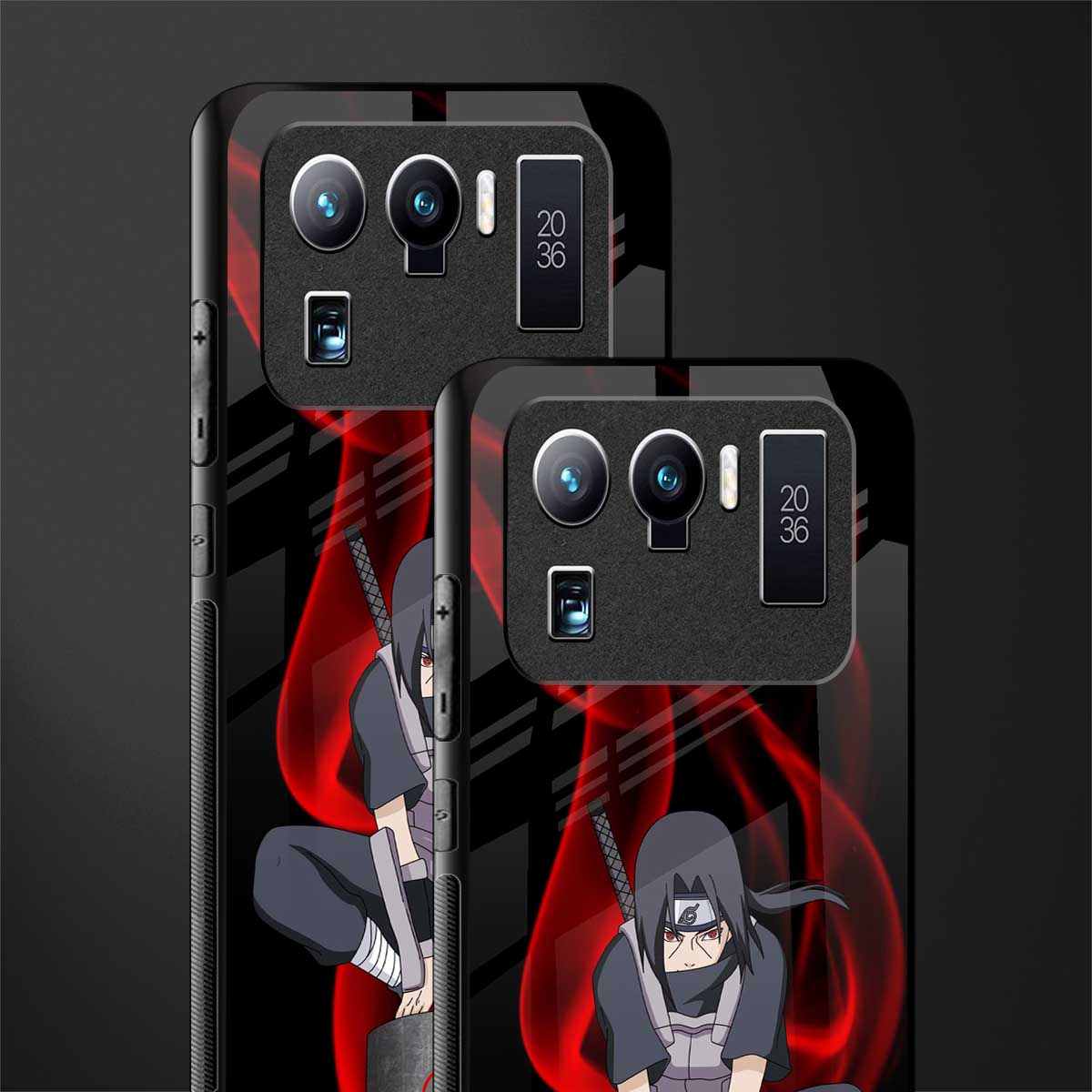 itachi uchiha glass case for mi 11 ultra 5g image-2