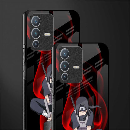 itachi uchiha glass case for vivo v23 pro 5g image-2