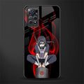 itachi uchiha back phone cover | glass case for redmi note 11 pro plus 4g/5g