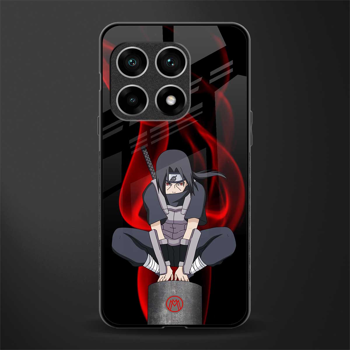 itachi uchiha glass case for oneplus 10 pro 5g image