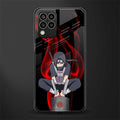 itachi uchiha back phone cover | glass case for samsung galaxy m33 5g