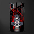 itachi uchiha glass case for iphone x image