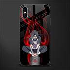 itachi uchiha glass case for iphone x image