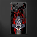 itachi uchiha back phone cover | glass case for oppo f21 pro 4g