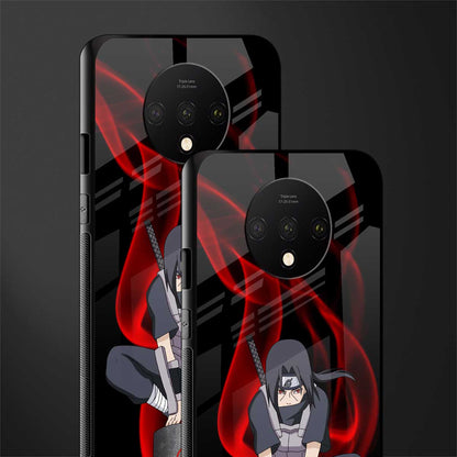 itachi uchiha glass case for oneplus 7t image-2