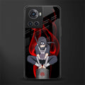 itachi uchiha back phone cover | glass case for oneplus 10r 5g