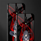 itachi uchiha glass case for oneplus 7 image-2