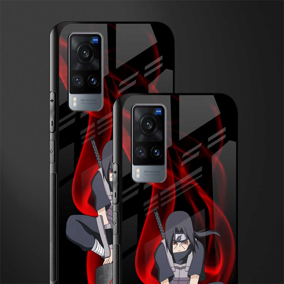 itachi uchiha glass case for vivo x60 image-2