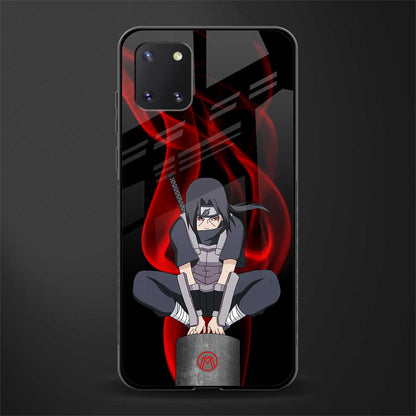 itachi uchiha glass case for samsung galaxy note 10 lite image