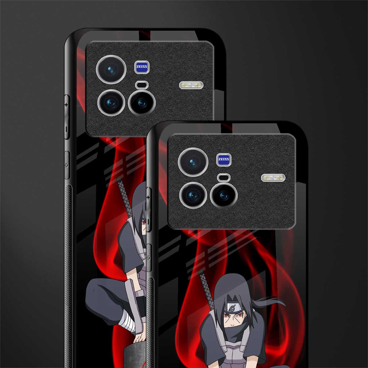 itachi uchiha glass case for vivo x80 image-2