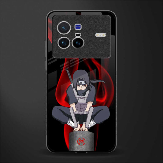 itachi uchiha glass case for vivo x80 image