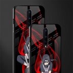 itachi uchiha glass case for oneplus 8 image-2