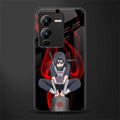itachi uchiha back phone cover | glass case for vivo v25 pro 5g