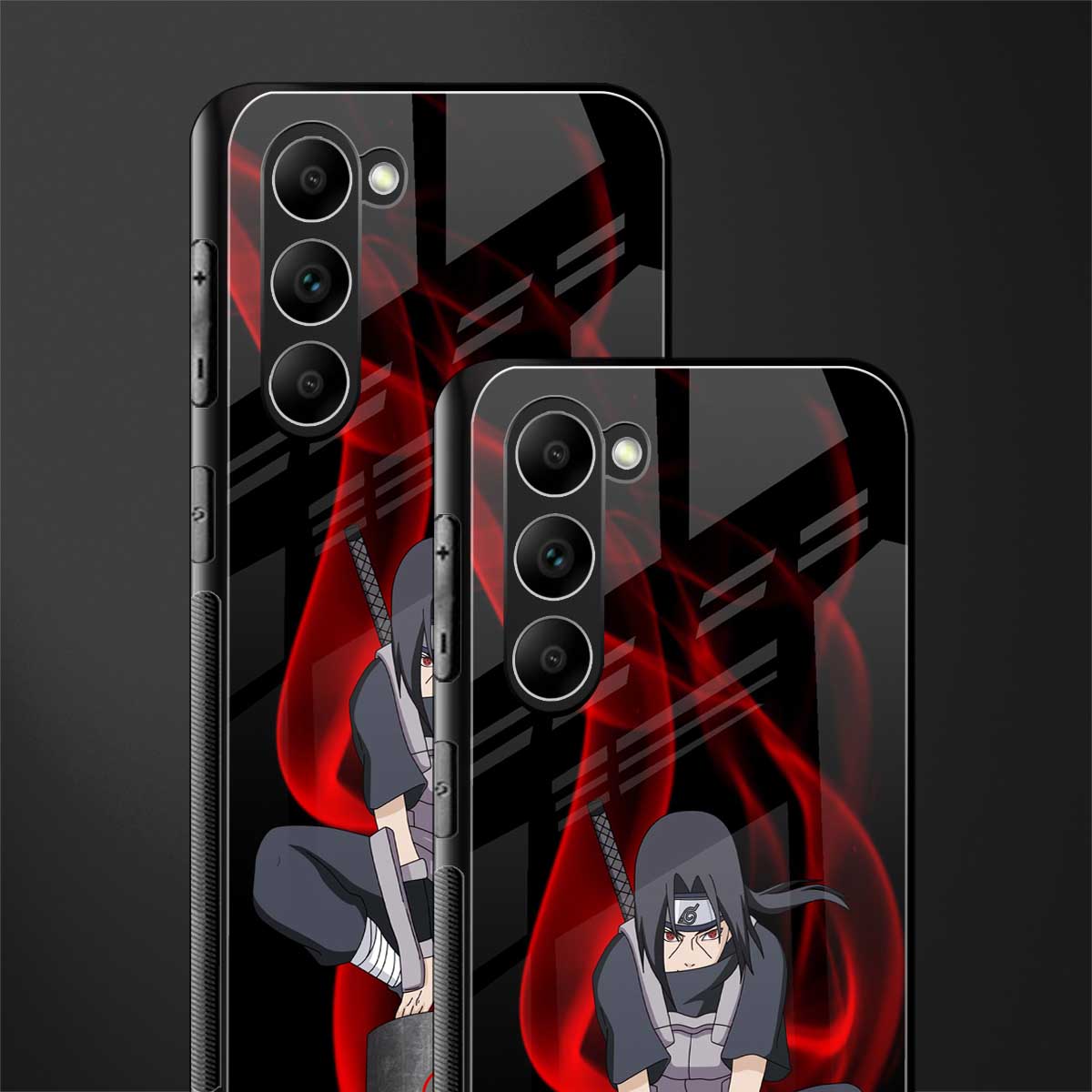 itachi uchiha glass case for phone case | glass case for samsung galaxy s23