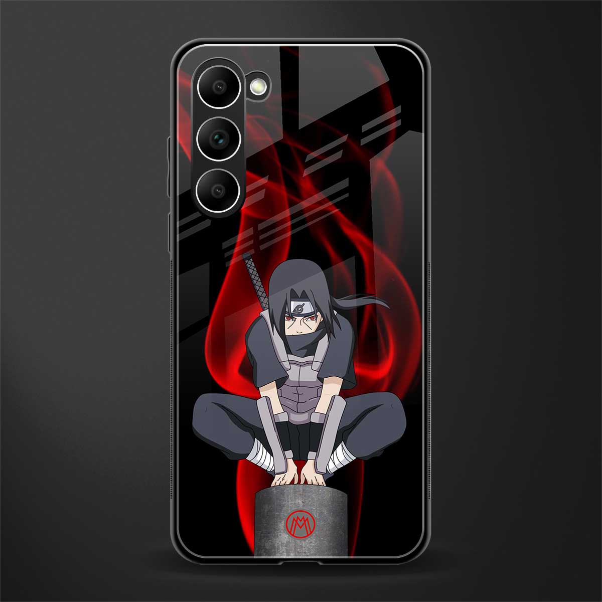 itachi uchiha glass case for phone case | glass case for samsung galaxy s23