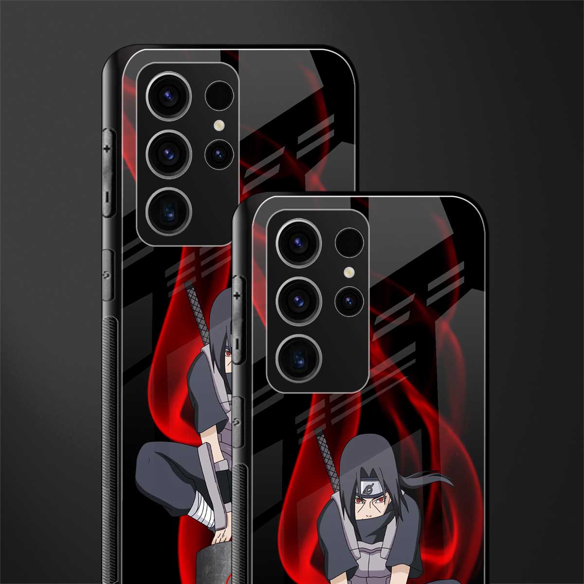 itachi uchiha glass case for phone case | glass case for samsung galaxy s23 ultra