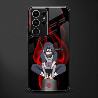 itachi uchiha glass case for phone case | glass case for samsung galaxy s23 ultra