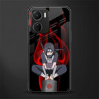 itachi uchiha back phone cover | glass case for vivo y16