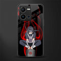 itachi uchiha back phone cover | glass case for vivo y35 4g