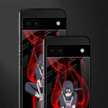 itachi uchiha back phone cover | glass case for google pixel 6a