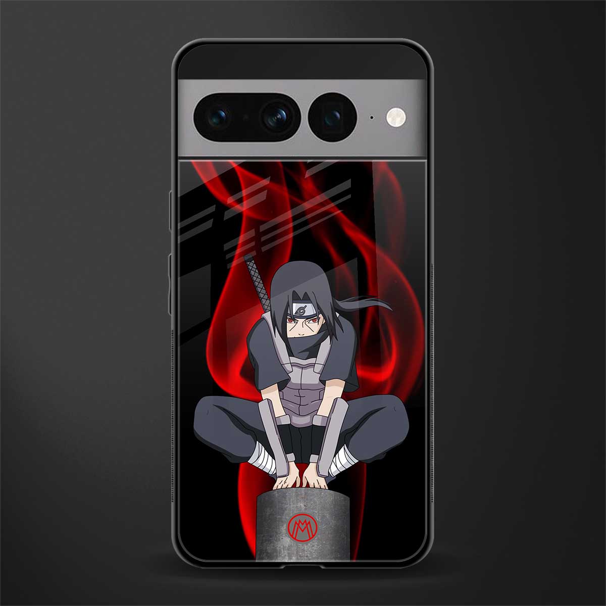 itachi uchiha back phone cover | glass case for google pixel 7 pro