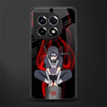 itachi uchiha back phone cover | glass case for oneplus 11