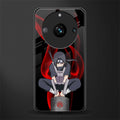 itachi uchiha back phone cover | glass case for realme 11 pro 5g
