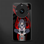 itachi uchiha back phone cover | glass case for realme 11 pro 5g