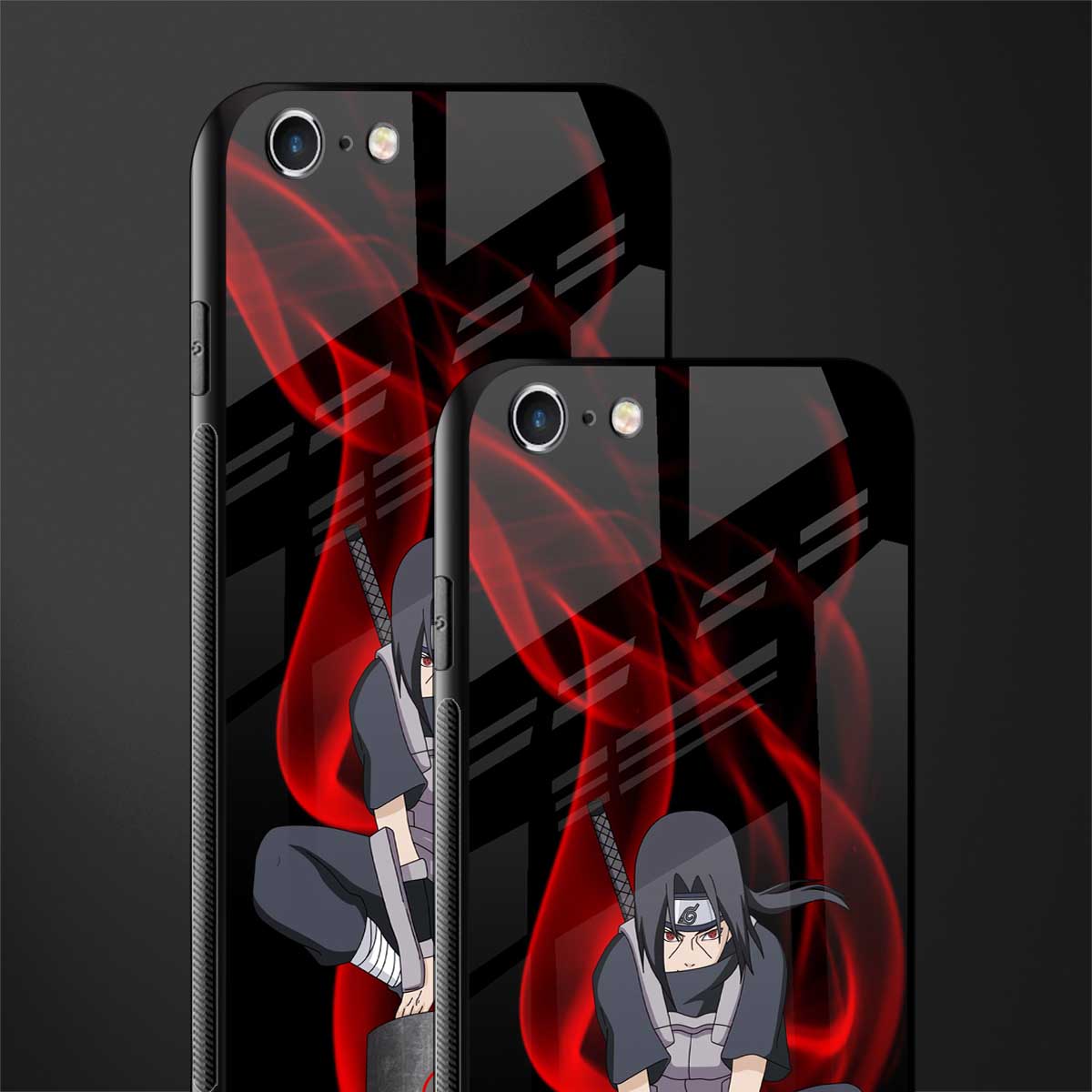 itachi uchiha glass case for iphone 6s image-2