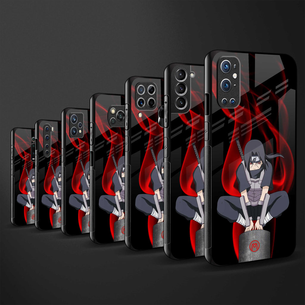 itachi uchiha glass case for samsung galaxy a51 image-3