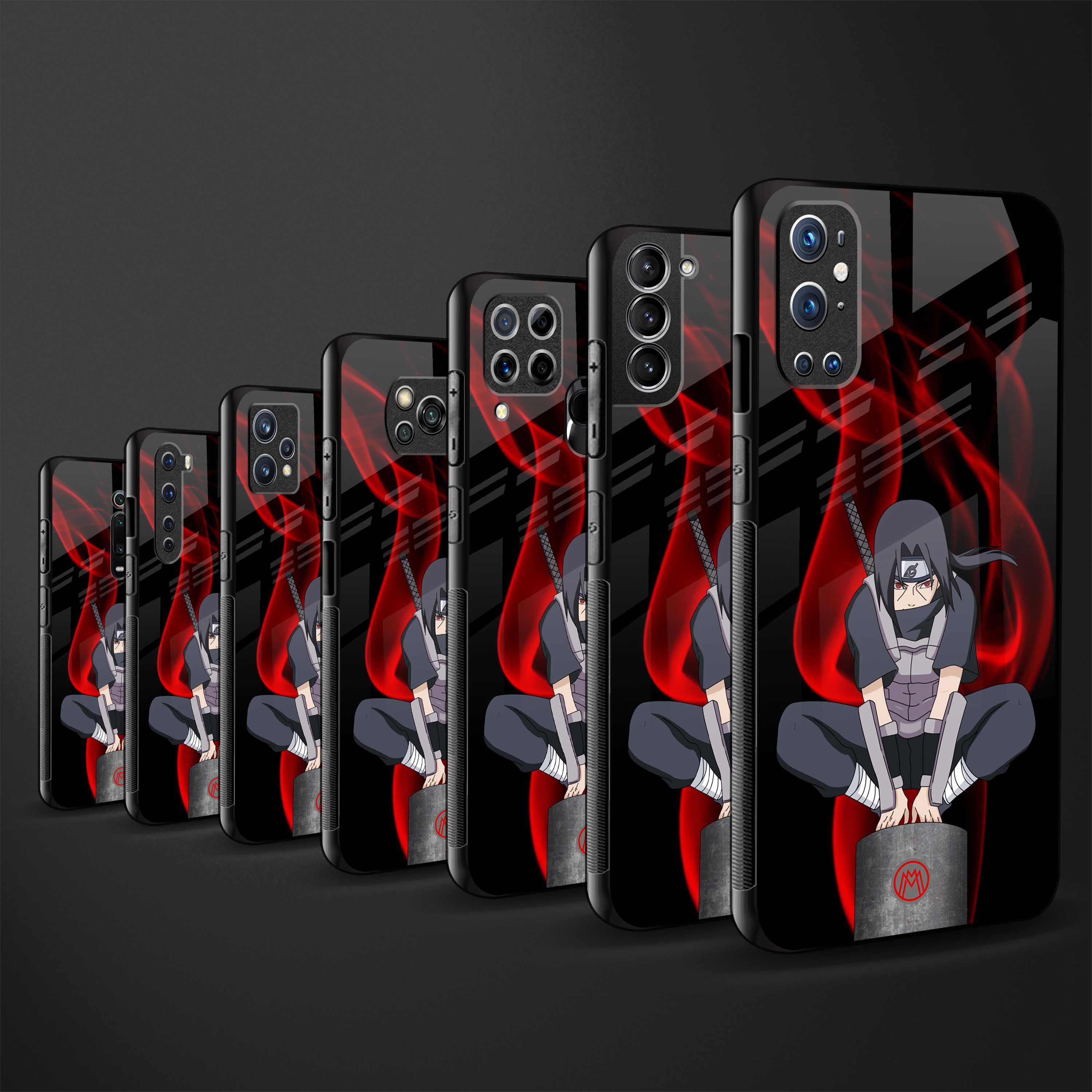 itachi uchiha glass case for samsung galaxy a51 image-3