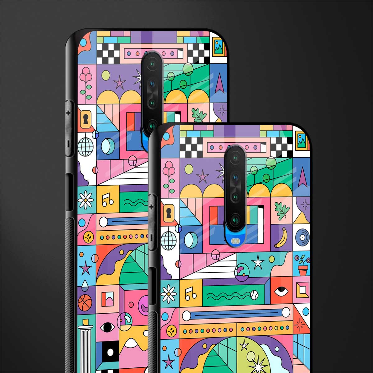 jamie's illustration glass case for poco x2 image-2