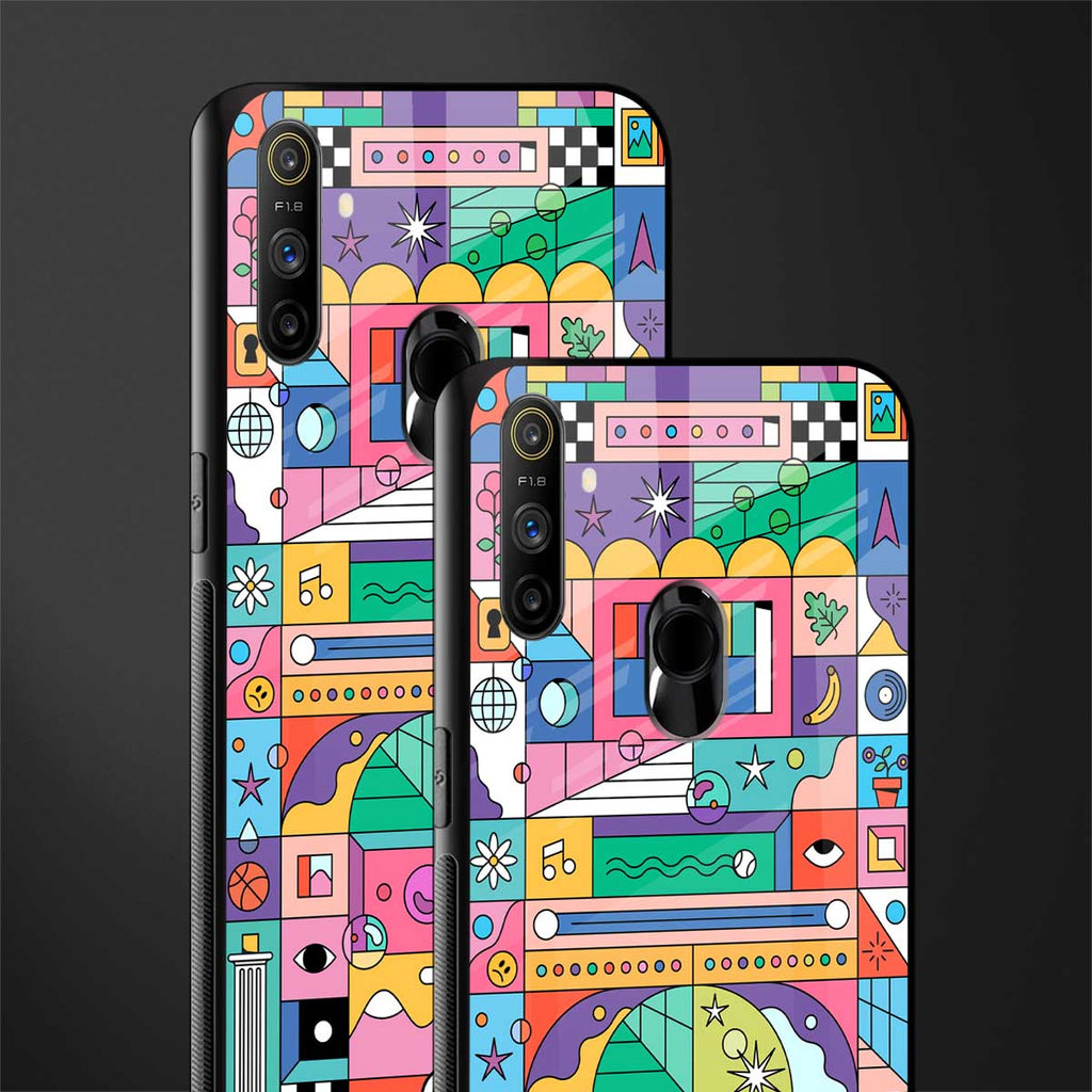 jamie's illustration glass case for realme narzo 10a image-2