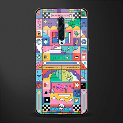 jamie's illustration glass case for oppo reno 2z image