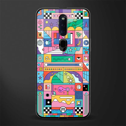 jamie's illustration glass case for oppo f11 pro image