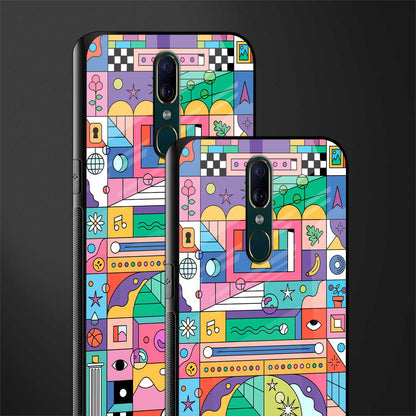 jamie's illustration glass case for oppo a9 image-2