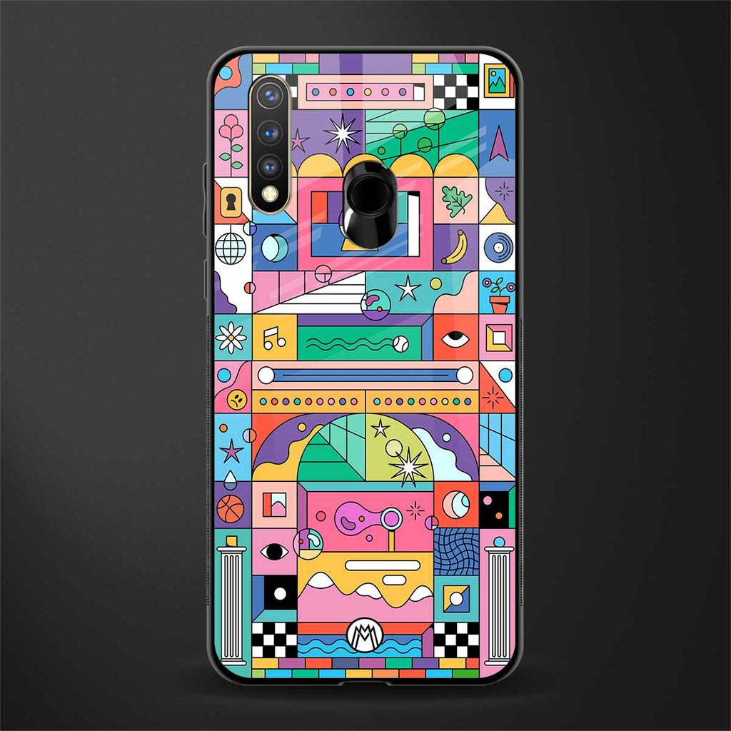 jamie's illustration glass case for vivo u20 image
