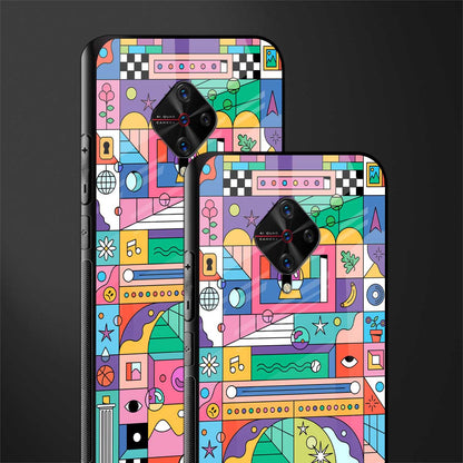 jamie's illustration glass case for vivo s1 pro image-2
