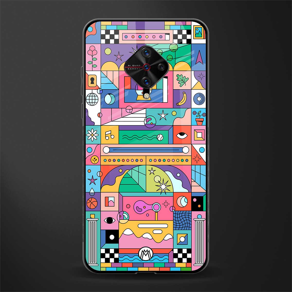 jamie's illustration glass case for vivo s1 pro image