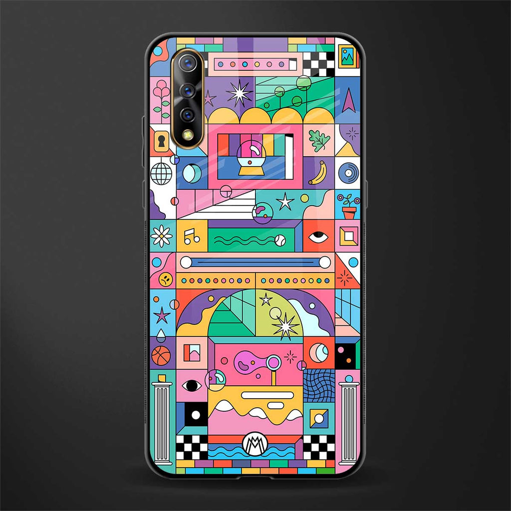 jamie's illustration glass case for vivo s1 image