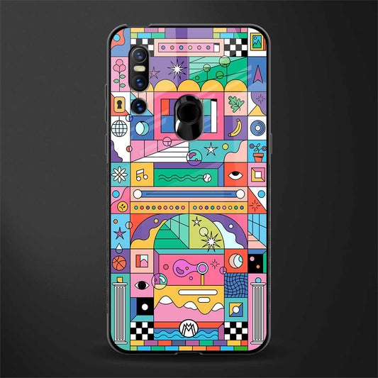 jamie's illustration glass case for vivo v15 image
