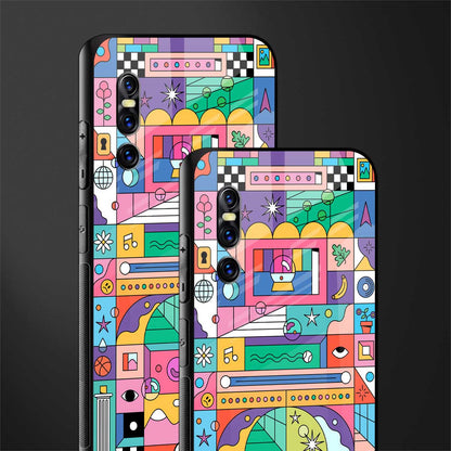 jamie's illustration glass case for vivo v15 pro image-2