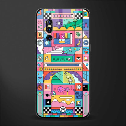 jamie's illustration glass case for vivo v15 pro image